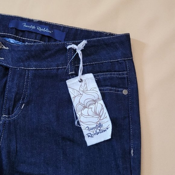 NWOT Freestyle Revolution Flare Woman Jeans Size 9 - Picture 7 of 9